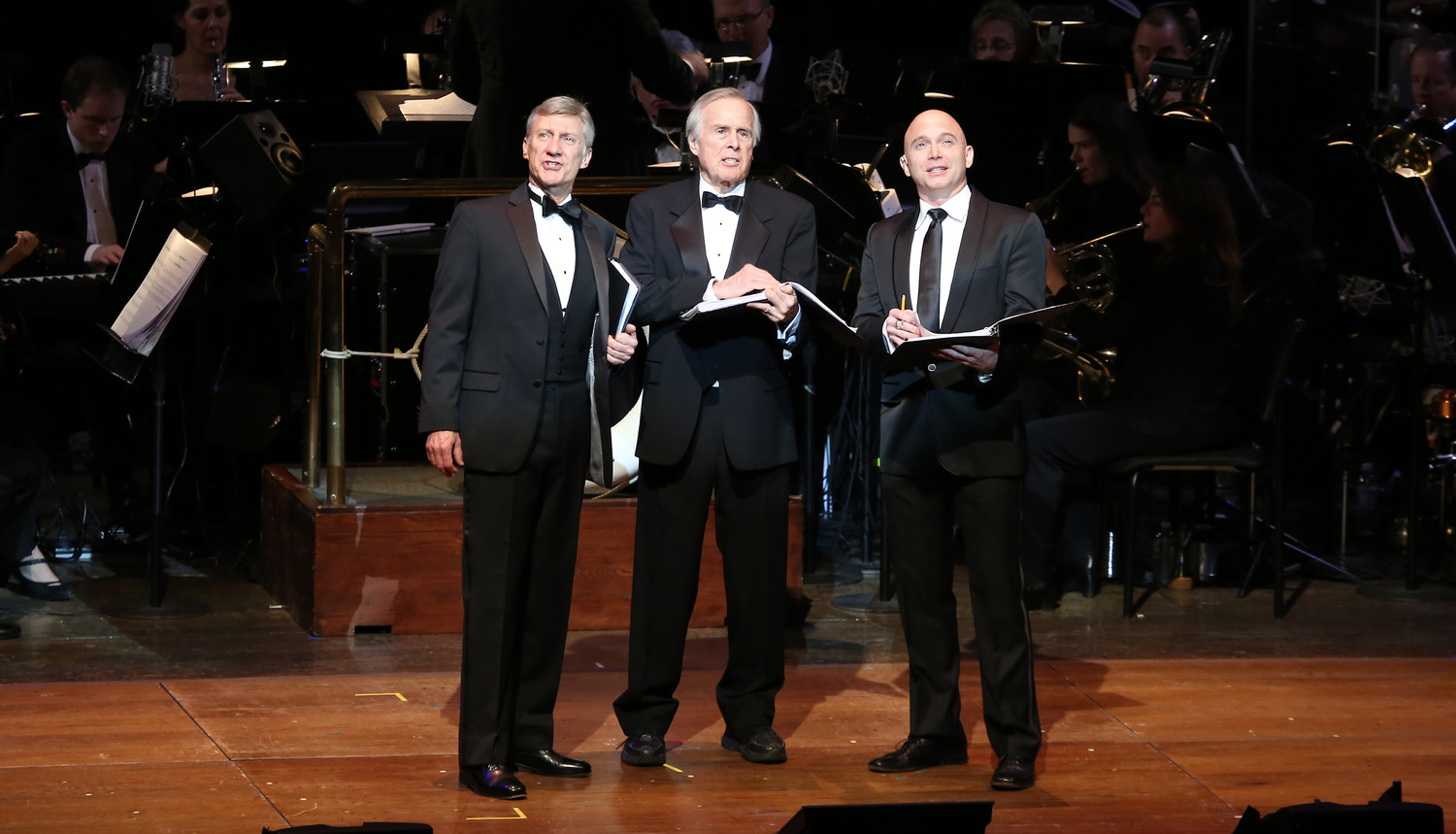 David Garrison, John Cunningham and Michael Cerveris