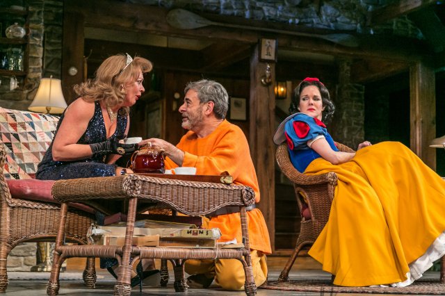 Michele Pawk (Sonia), Mark Nelson (Vanya) and Carolyn McCormick (Masha) - photo by Jerry Dalia