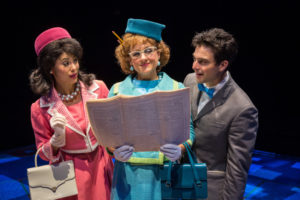 JessicaNaimy, MaryaGrandy and Ari Butler in the Marriott Theatre production of "How to Succeed in Business Without Really Trying." (Photo: Liz Lauren)