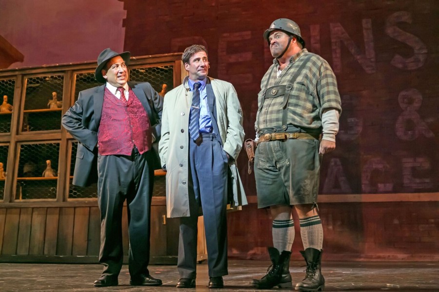 Michael Kostroff (Max), John Treacy Egan (Franz) and David Josefsberg (Leo) - photo by Jerry Dalia